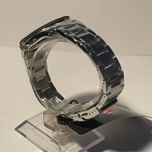 Cincinnati Bengals NFL Jack Mason Women's Rhinestone Stainless-Steel Watch NEW - Picture 4 of 6